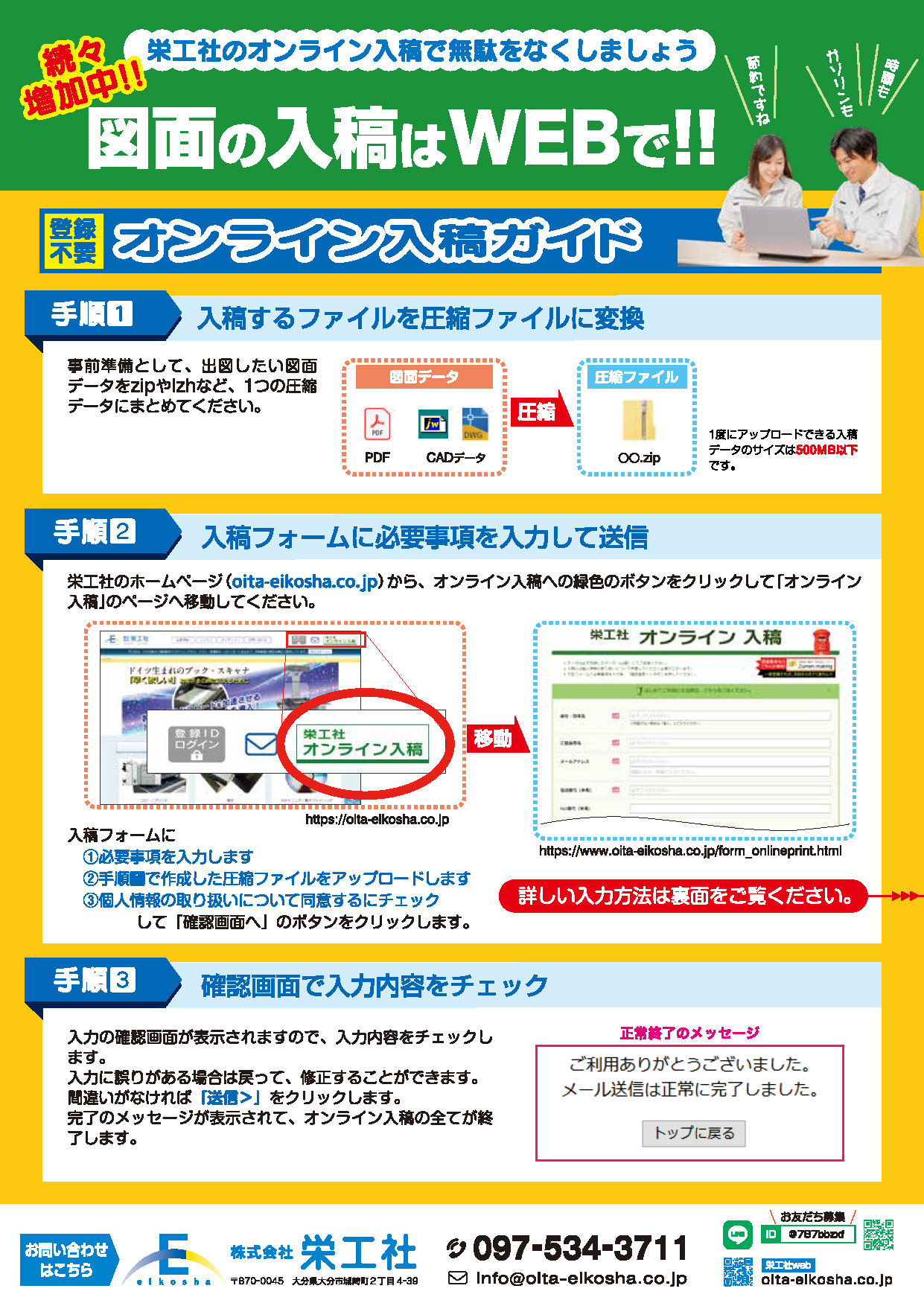 データ入稿の方法